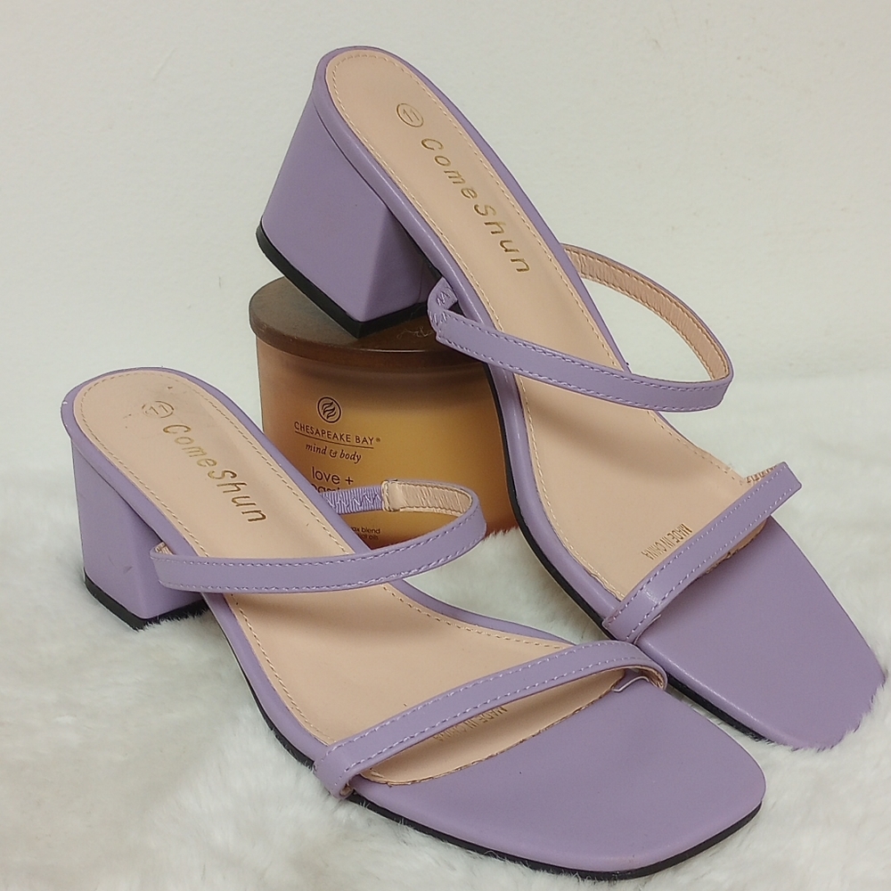 ComeShun low block heels